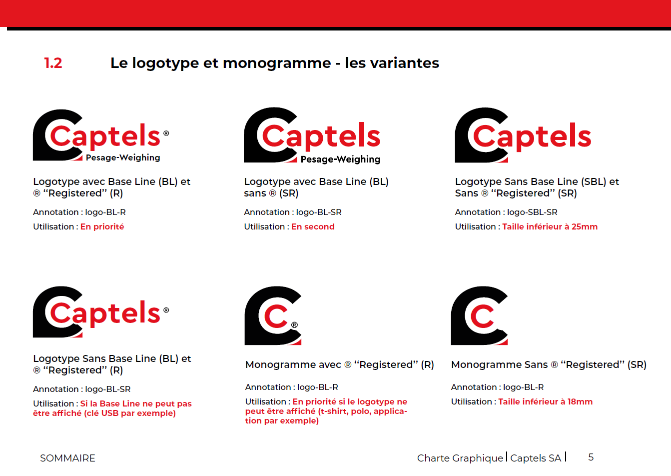 LOGOTYPE CHARTE GRAPHIQUE CAPTELS