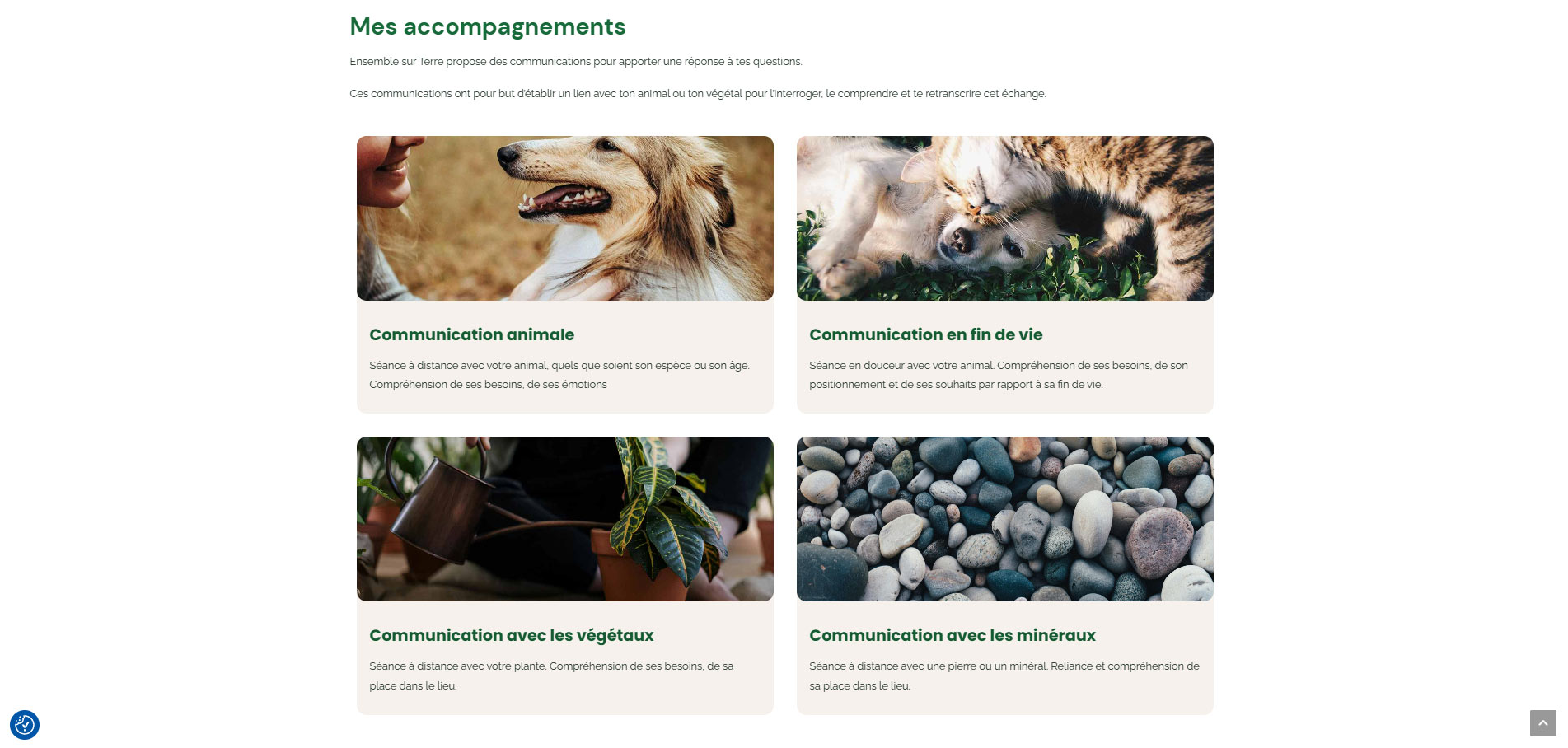 PAGE D'ACCUEIL