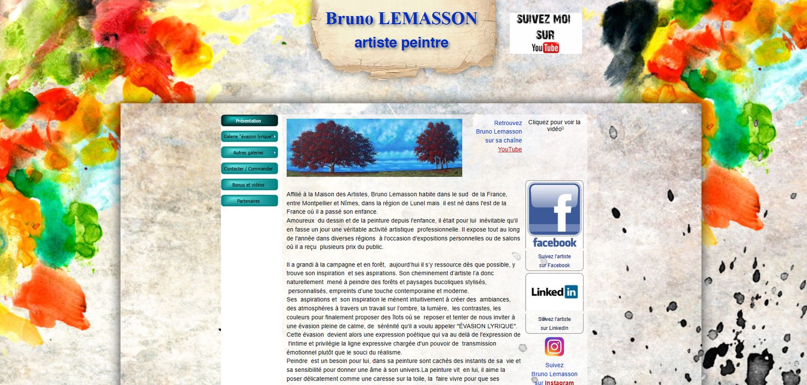 Ancien site, version ordinateur