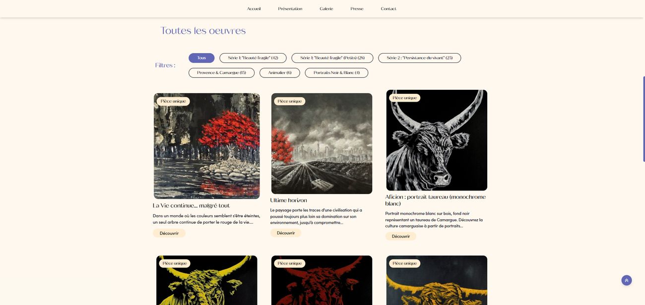 Portfolio interactif